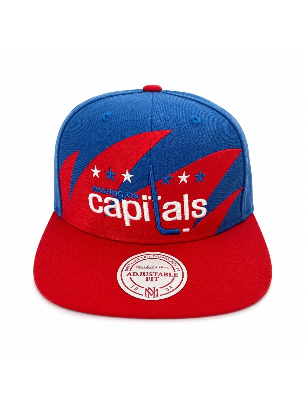 Mitchell & Ness Washington Capitals NHL Snapback Hat Blue Red OSFA